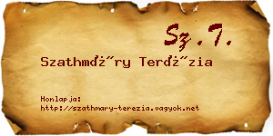Szathmáry Terézia névjegykártya